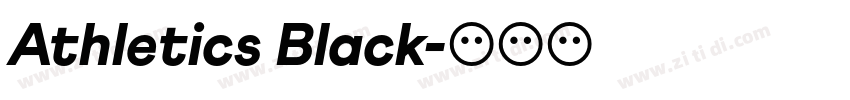 Athletics Black字体转换